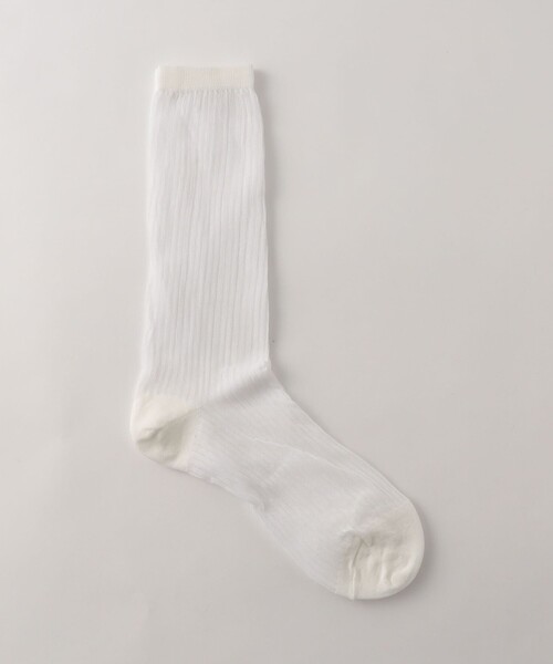 Steven Alan（スティーブンアラン）の「＜Steven Alan＞ハリヌキ ソックス（ソックス/靴下・レディース・ライラック/ホワイト/ライトグレー/イエロー/ブラック/マスタード/パープル・FREE）」の2枚目の写真