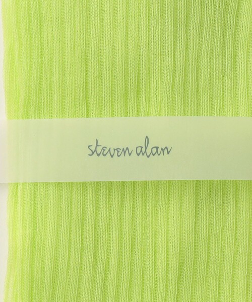 Steven Alan（スティーブンアラン）の「＜Steven Alan＞ハリヌキ ソックス（ソックス/靴下・レディース・ライラック/ホワイト/ライトグレー/イエロー/ブラック/マスタード/パープル・FREE）」の9枚目の写真