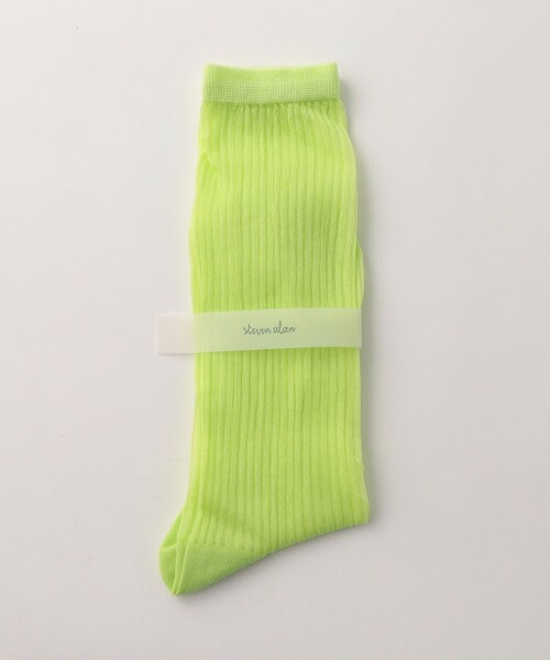 Steven Alan（スティーブンアラン）の「＜Steven Alan＞ハリヌキ ソックス（ソックス/靴下・レディース・ライラック/ホワイト/ライトグレー/イエロー/ブラック/マスタード/パープル・FREE）」の16枚目の写真