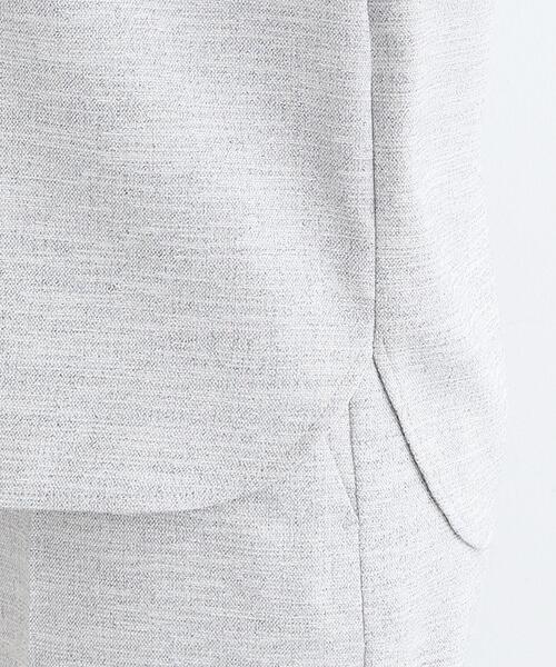 INDIVI（インディヴィ）の「◆【洗える／UVケア／接触冷感／SETUP可能】麻調バンドカラーブラウス（シャツ/ブラウス・レディース・ナチュラル/ネイビー/ライトグレー系3・03/05/07/12/13/15 /17/19/34/38）」の17枚目の写真