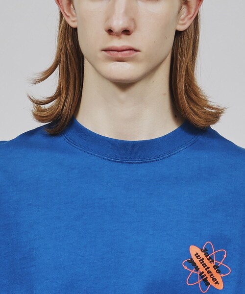 tk.TAKEO KIKUCHI(ティーケータケオキクチ)の「◆レタードビッグロンT(Tシャツ/カットソー・メンズ・ブルー/ワインレッド/ホワイト・02/03)」の9枚目の写真