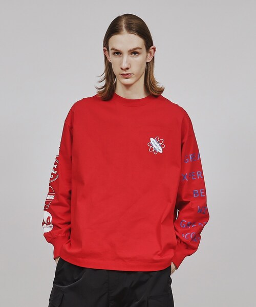 tk.TAKEO KIKUCHI(ティーケータケオキクチ)の「◆レタードビッグロンT(Tシャツ/カットソー・メンズ・ブルー/ワインレッド/ホワイト・02/03)」の17枚目の写真