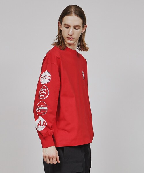 tk.TAKEO KIKUCHI(ティーケータケオキクチ)の「◆レタードビッグロンT(Tシャツ/カットソー・メンズ・ブルー/ワインレッド/ホワイト・02/03)」の19枚目の写真