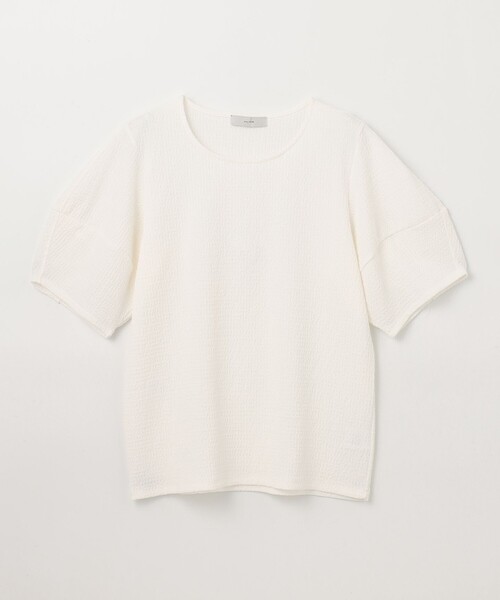 ANY(エニィ)の「シャーリングランタンスリーブトップス(Tシャツ/カットソー・レディース・アイボリー系/パイングリーン系/ブラック系・4)」の21枚目の写真