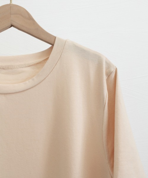 Miniministore(ミニミニストア)の「ロング ワンピース レディース Aライン半袖半袖(ワンピース・レディース・ブラック/ベージュ・FREE)」の16枚目の写真