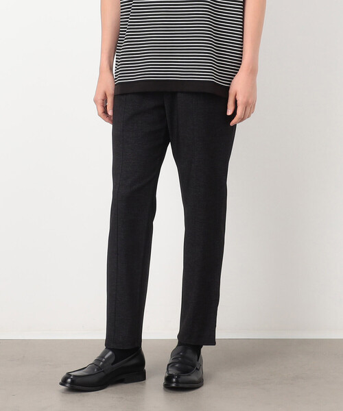COMME CA ISM（コムサイズム）の「【セットアップ対応】デニムライクジャージー テーパードパンツ（スラックス・メンズ・ブラック/ネイビー・SMALL/LARGE/MEDIUM）」の6枚目の写真