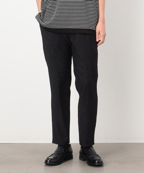 COMME CA ISM（コムサイズム）の「【セットアップ対応】デニムライクジャージー テーパードパンツ（スラックス・メンズ・ブラック/ネイビー・SMALL/LARGE/MEDIUM）」の7枚目の写真