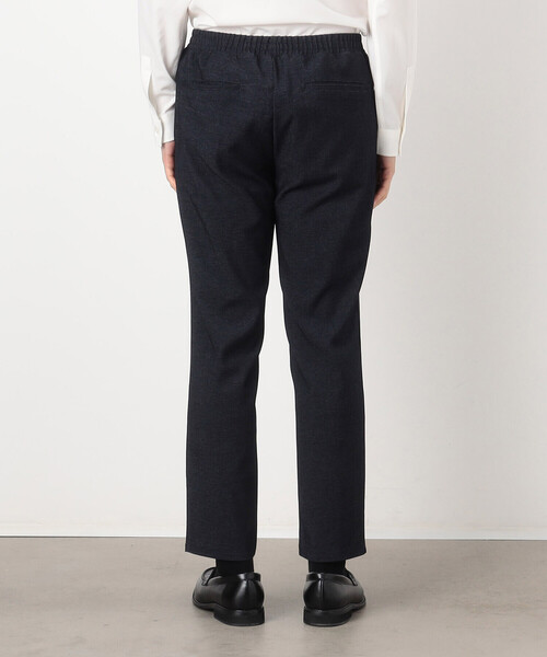 COMME CA ISM（コムサイズム）の「【セットアップ対応】デニムライクジャージー テーパードパンツ（スラックス・メンズ・ブラック/ネイビー・SMALL/LARGE/MEDIUM）」の15枚目の写真