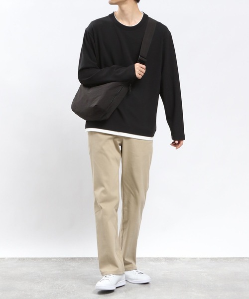 GLOBAL WORK Smile Seed Store(グローバルワーク スマイルシードストア)の「ジョーゼットTレイヤード長袖/993336(Tシャツ/カットソー・メンズ・ベージュ系その他3/ホワイト系その他7/ネイビー/ブラック・SMALL/MEDIUM/LARGE/X-LARGE)」の12枚目の写真