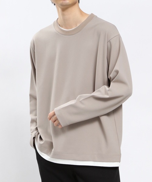 GLOBAL WORK Smile Seed Store(グローバルワーク スマイルシードストア)の「ジョーゼットTレイヤード長袖/993336(Tシャツ/カットソー・メンズ・ベージュ系その他3/ホワイト系その他7/ネイビー/ブラック・SMALL/MEDIUM/LARGE/X-LARGE)」の21枚目の写真