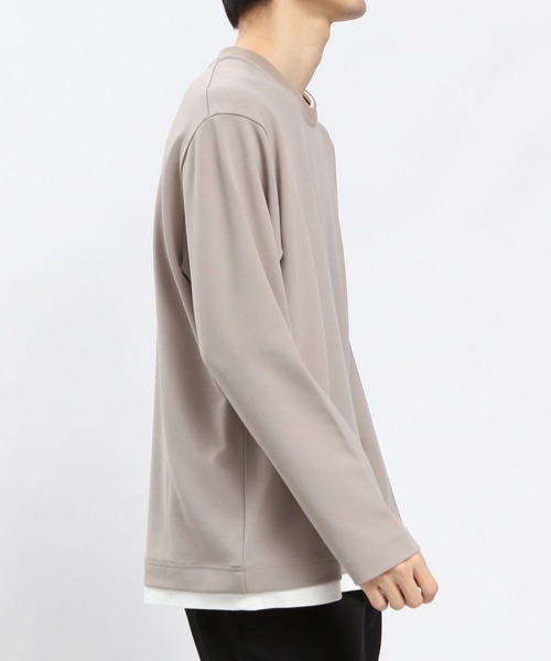 GLOBAL WORK Smile Seed Store(グローバルワーク スマイルシードストア)の「ジョーゼットTレイヤード長袖/993336(Tシャツ/カットソー・メンズ・ベージュ系その他3/ホワイト系その他7/ネイビー/ブラック・SMALL/MEDIUM/LARGE/X-LARGE)」の22枚目の写真