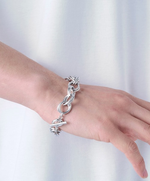 STUDIOUS(ステュディオス)の「【PUBLIC TOKYO/パブリックトウキョウ】ロイヤルチェーンブレスレット(ブレスレット・メンズ・シルバー・FREE)」の3枚目の写真