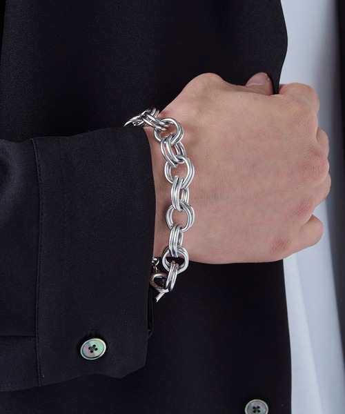 STUDIOUS(ステュディオス)の「【PUBLIC TOKYO/パブリックトウキョウ】ロイヤルチェーンブレスレット(ブレスレット・メンズ・シルバー・FREE)」の2枚目の写真