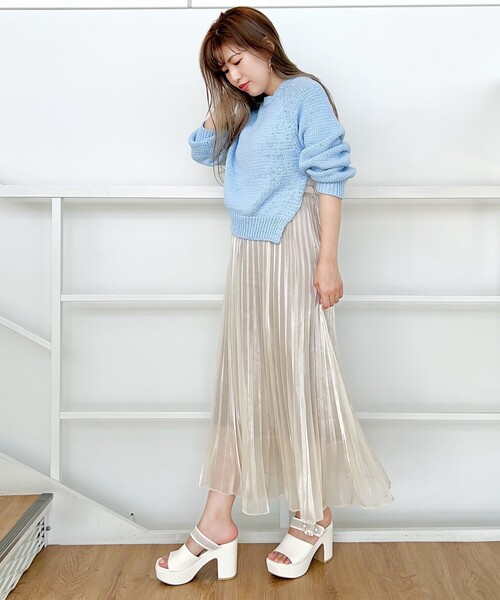 ESPERANZA(エスペランサ)の「飾りバックル一体底ミュール 24SS(サンダル・レディース・ブルー/パープル系/ブラック/ホワイト・L/M/S/LL)」の14枚目の写真
