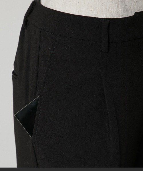 SMILE ORCHID（スマイルオーキッド）の「デーパートパンツ（スーツパンツ・レディース・ネイビー/オリーブ/ブラック/グレー・M/S/L）」の15枚目の写真