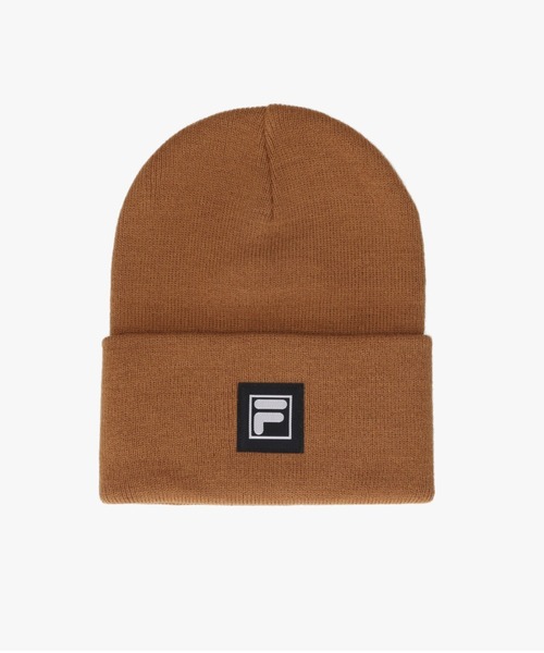 FILA（フィラ）の「FILA KNIT WATCH（ニットキャップ/ビーニー・レディース・ライトパープル/パープル/ネイビー/ピンク/ブラウン/グレー/ブラック/オレンジ/イエロー・57~59cm）」の4枚目の写真