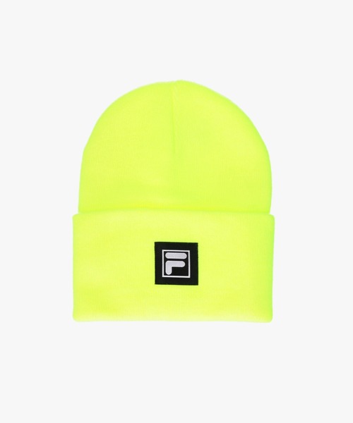 FILA（フィラ）の「FILA KNIT WATCH（ニットキャップ/ビーニー・レディース・ライトパープル/パープル/ネイビー/ピンク/ブラウン/グレー/ブラック/オレンジ/イエロー・57~59cm）」の7枚目の写真