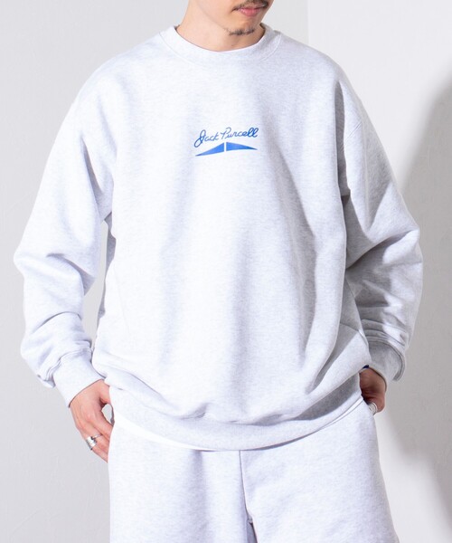 JACK PURCELL(ジャックパーセル)の「【CONVERSE JACK PURCELL/コンバース ジャックパーセル】フレンチテリービッグプルオーバースウェット(スウェット・メンズ・ブラック/アイボリー/オフホワイト・M/L)」の13枚目の写真