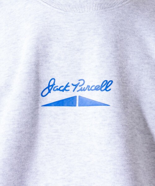 JACK PURCELL(ジャックパーセル)の「【CONVERSE JACK PURCELL/コンバース ジャックパーセル】フレンチテリービッグプルオーバースウェット(スウェット・メンズ・ブラック/アイボリー/オフホワイト・M/L)」の8枚目の写真
