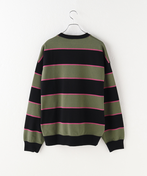 Carhartt WIP(カーハートダブリューアイピー)の「【CARHARTT WIP / カーハート ダブリューアイピー】 WILT SWEATSHIRT(Tシャツ/カットソー・メンズ・ネイビー/グリーン・LARGE)」の3枚目の写真