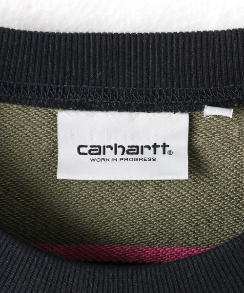 Carhartt WIP(カーハートダブリューアイピー)の「【CARHARTT WIP / カーハート ダブリューアイピー】 WILT SWEATSHIRT(Tシャツ/カットソー・メンズ・ネイビー/グリーン・LARGE)」の13枚目の写真