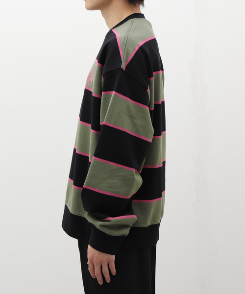 Carhartt WIP(カーハートダブリューアイピー)の「【CARHARTT WIP / カーハート ダブリューアイピー】 WILT SWEATSHIRT(Tシャツ/カットソー・メンズ・ネイビー/グリーン・LARGE)」の18枚目の写真