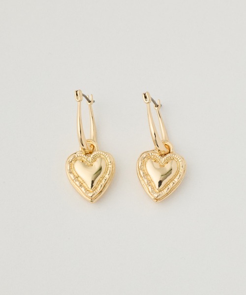 heart 2way pierce - ハート2WAYピアス（ピアス（両耳用））｜ANU