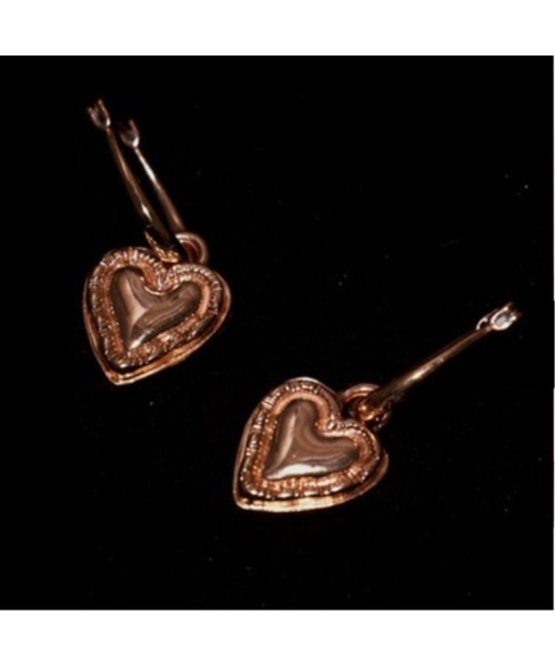 ANU（アヌ）の「heart 2way pierce - ハート2WAYピアス（ピアス（両耳用）・レディース・ゴールド/ピンクゴールド・FREE）」の14枚目の写真
