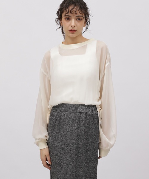 LAKOLE（ラコレ）の「ドロストシアープルオーバー / 112101（その他トップス・レディース・グレー/ブラック/アイボリー/イエロー・SMALL/MEDIUM）」の3枚目の写真