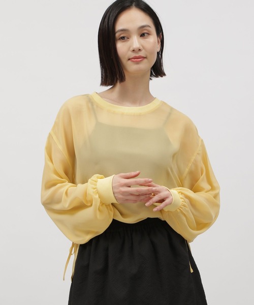 LAKOLE（ラコレ）の「ドロストシアープルオーバー / 112101（その他トップス・レディース・グレー/ブラック/アイボリー/イエロー・SMALL/MEDIUM）」の4枚目の写真