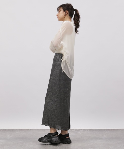 LAKOLE（ラコレ）の「ドロストシアープルオーバー / 112101（その他トップス・レディース・グレー/ブラック/アイボリー/イエロー・SMALL/MEDIUM）」の15枚目の写真