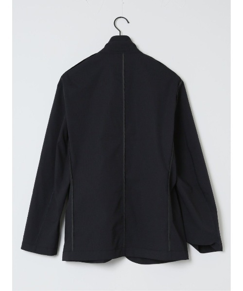 TAKA-Q（タカキュー）の「タカキュー ドットエア 2ボタンシャツジャケット(セットアップ可能)（セットアップ・メンズ・ネイビー/ブラック・MEDIUM/LARGE/X-LARGE）」の19枚目の写真