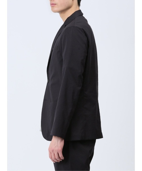 TAKA-Q（タカキュー）の「タカキュー ドットエア 2ボタンシャツジャケット(セットアップ可能)（セットアップ・メンズ・ネイビー/ブラック・MEDIUM/LARGE/X-LARGE）」の22枚目の写真