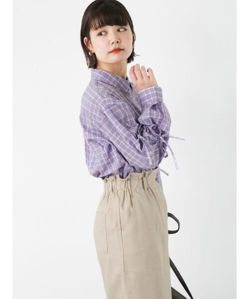 OHGAのリボンシャツ 美品】OHGAオーガ リボンボウタイブラウス【1回着用】 - メルカリ