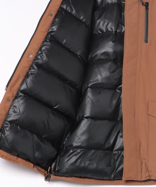 roial（ロイアル）の「DOWN JACKET/ROIAL(ロイアル)胸防水ジップデザインユニセックスデザインダウンジャケット（ダウンジャケット/コート・メンズ・ダークベージュ・LARGE）」の3枚目の写真