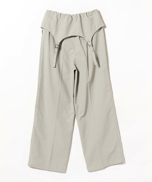 Ray BEAMS(レイビームス)の「Ray BEAMS / ガーターベルト ワイド パンツ(その他パンツ・レディース・ブラック/ライトグレー・1/0)」の15枚目の写真