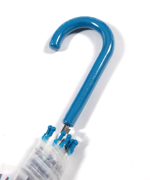 BAYFLOW（ベイフロー）の「[ワンタッチ式]BFTYPOビニール傘65cm（長傘・レディース・クリア/ブルー/ピンク・0）」の5枚目の写真