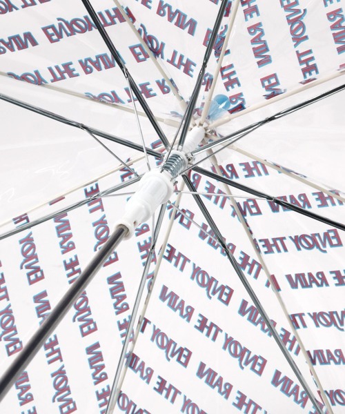 BAYFLOW（ベイフロー）の「[ワンタッチ式]BFTYPOビニール傘65cm（長傘・レディース・クリア/ブルー/ピンク・0）」の8枚目の写真