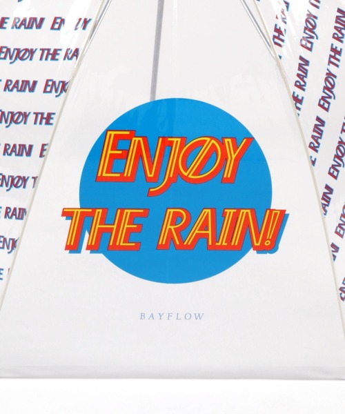 BAYFLOW（ベイフロー）の「[ワンタッチ式]BFTYPOビニール傘65cm（長傘・レディース・クリア/ブルー/ピンク・0）」の10枚目の写真
