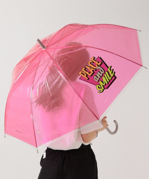 BAYFLOW（ベイフロー）の「[ワンタッチ式]BFTYPOビニール傘65cm（長傘・レディース・クリア/ブルー/ピンク・0）」の18枚目の写真