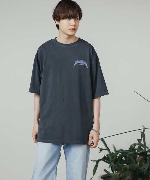 セール】BIKE STAR/バイクスター ピグメント加工ロックTシャツ