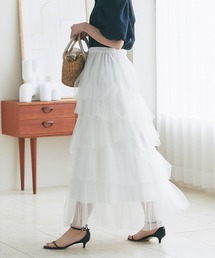 La boutique BonBon | チュールランダムティアードスカート(スカート)