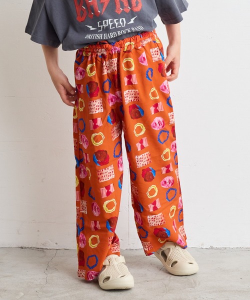 HOGAN RANCH WEAR（ホーガンランチウエア）の「ソウガラリラックスパンツ（90～150cm）（その他パンツ・キッズ・ブラウン/レッド/ピンク/ミント・90/100/110/120/130/140/150）」の5枚目の写真