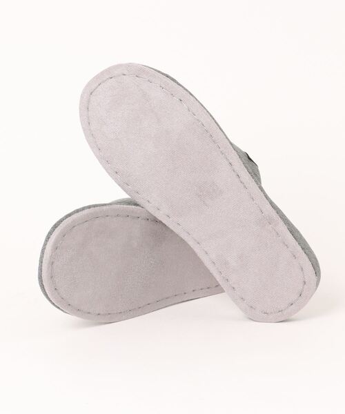 COLONY 2139（コロニートゥーワンスリーナイン）の「竹スリッパ（ルームシューズ/スリッパ・レディース・アイボリー/ブラック/グレー・LARGE/MEDIUM）」の21枚目の写真