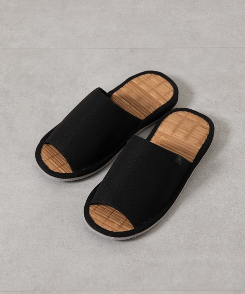 COLONY 2139（コロニートゥーワンスリーナイン）の「竹スリッパ（ルームシューズ/スリッパ・レディース・アイボリー/ブラック/グレー・LARGE/MEDIUM）」の9枚目の写真