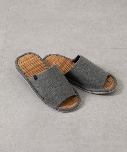 COLONY 2139（コロニートゥーワンスリーナイン）の「竹スリッパ（ルームシューズ/スリッパ・レディース・アイボリー/ブラック/グレー・LARGE/MEDIUM）」の13枚目の写真