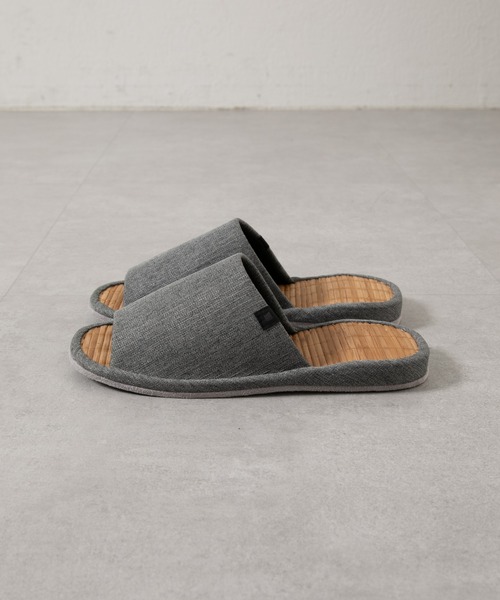 COLONY 2139（コロニートゥーワンスリーナイン）の「竹スリッパ（ルームシューズ/スリッパ・レディース・アイボリー/ブラック/グレー・LARGE/MEDIUM）」の14枚目の写真