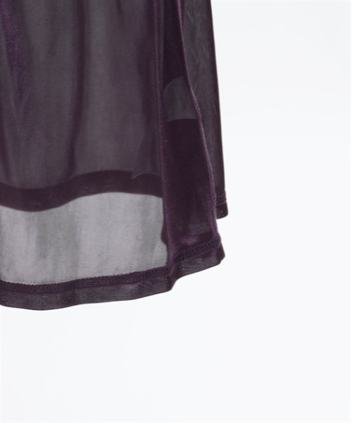 axes femme(アクシーズファム)の「ベルト風フィッシュテールスカート(スカート・レディース・グレー/パープル/チャコール・FREE)」の22枚目の写真