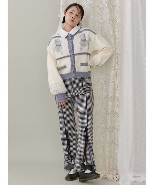 merry jenny（メリージェニー）の「ピンタックハーネスブラウス（シャツ/ブラウス・レディース・ブラック/オフホワイト/グレー・FREE）」の16枚目の写真