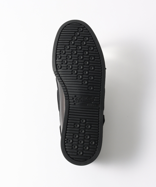 Paraboot（パラブーツ）の「PARABOOT / パラブーツ BARTH（モカシン/デッキシューズ・メンズ・ブラック/キャメル・80/75/70/65/60）」の3枚目の写真